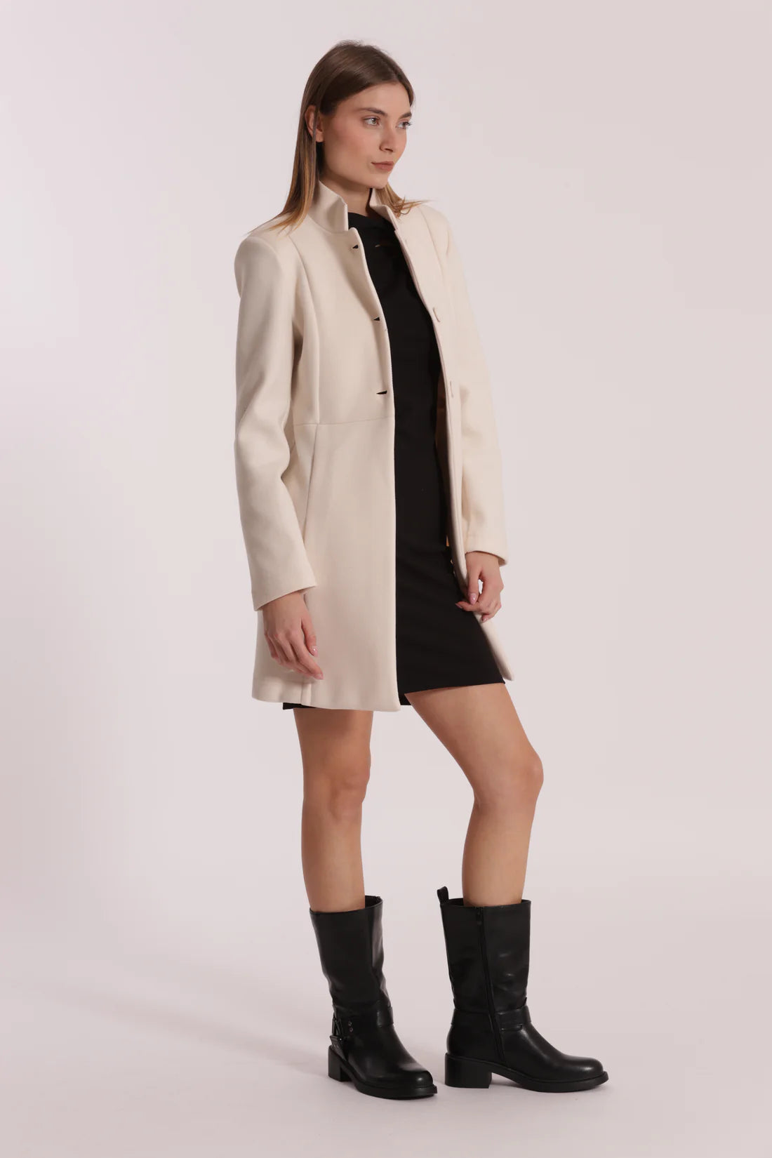 CAPPOTTO BARONETTO SFODERATO COLLO ALLA COREANA