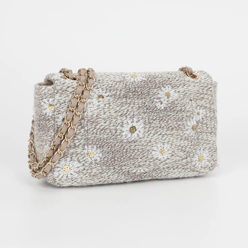 BORSA A TRACOLLA IN TESSUTO