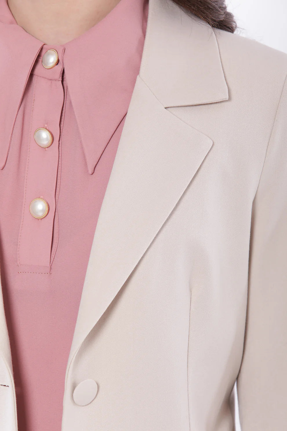 GIACCA CROPPED IN POLYVISCOSA