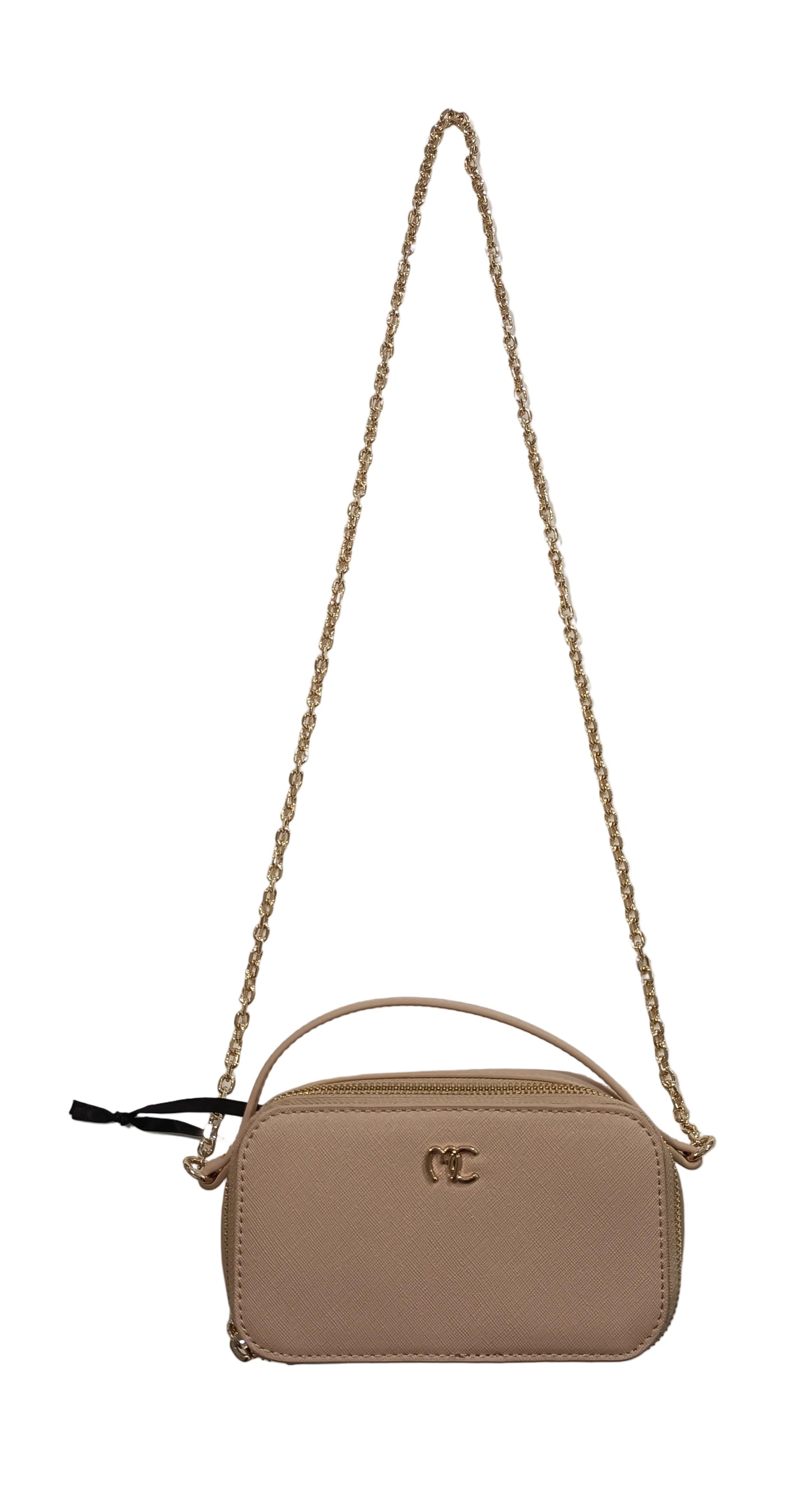 BORSA A MANO BEIGE