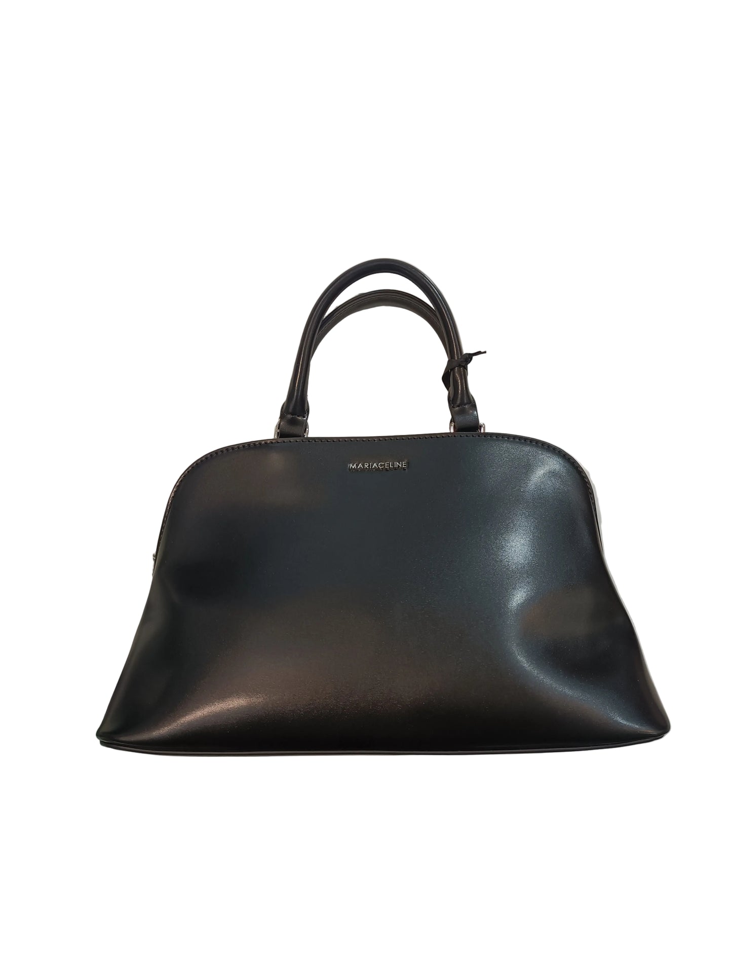BORSA A MANO LUCIDA NERA