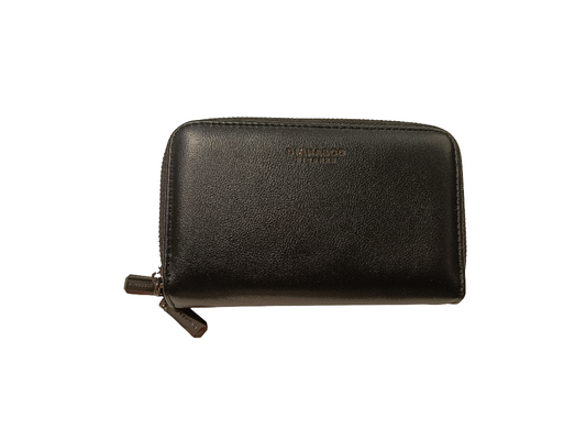 PORTAFOGLIO NERO  A DOPPIA ZIP