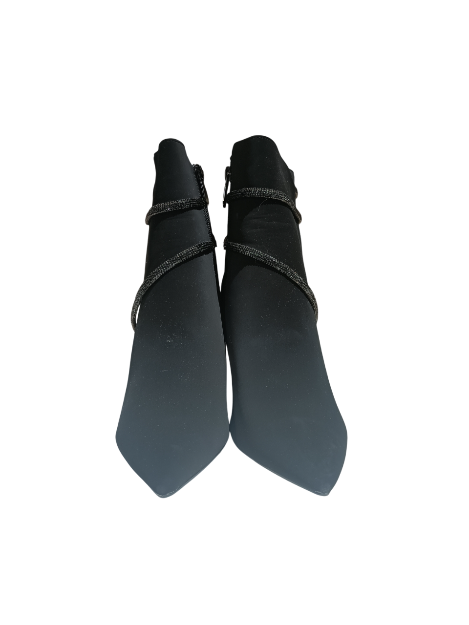 STIVALETTI CON APPLICAZIONI IN STRASS