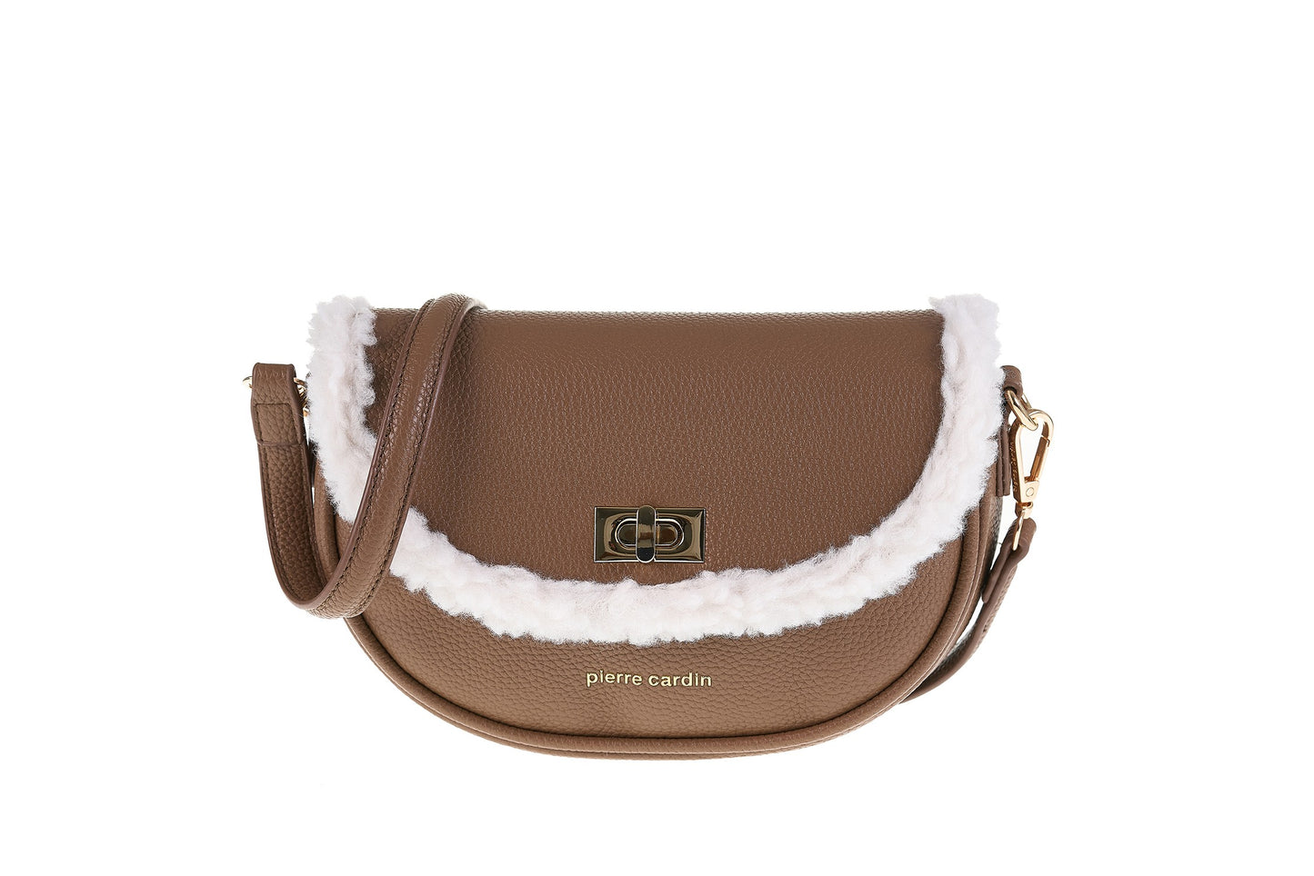 BORSA A SPALLA E TRACOLLA IN ECOPELLE E PELLICCIA