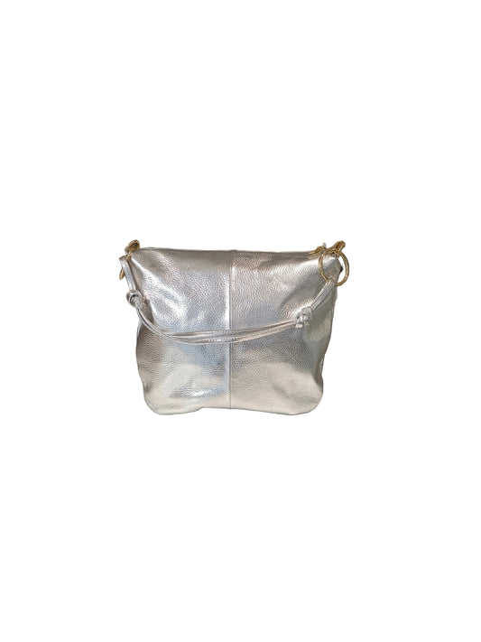 BORSA A SPALLA ARGENTO