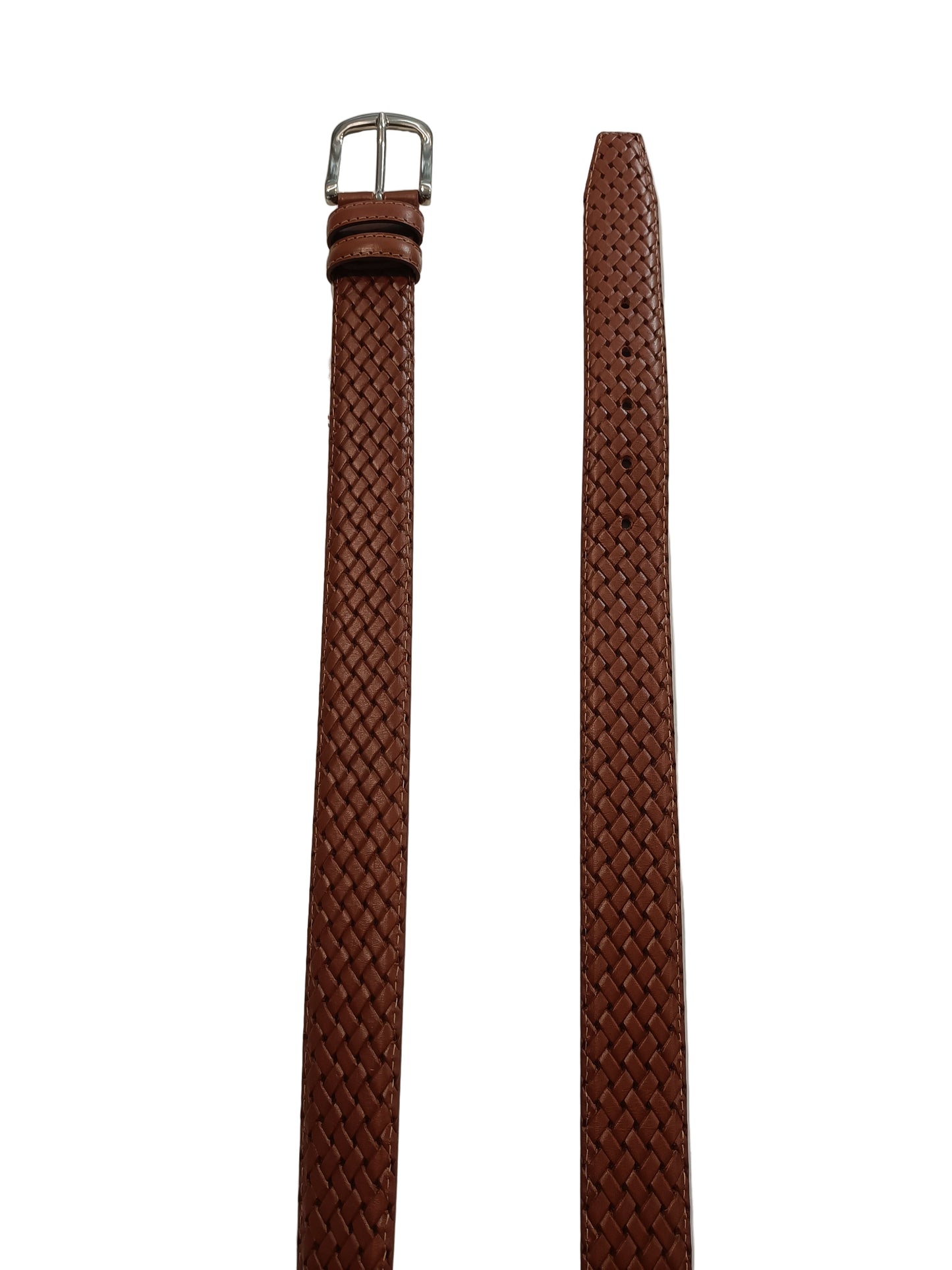 CINTURA MARRONE INTRECCIATA