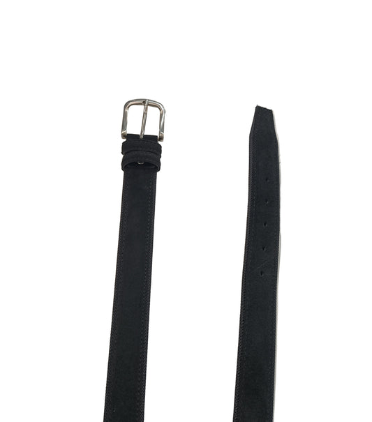 CINTURA NERA SCAMOSCIATA