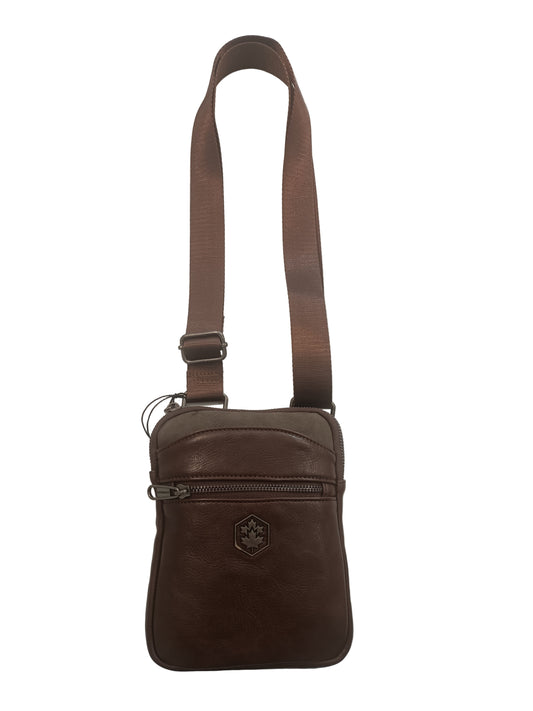 BORSA A TRACOLLA MARRONE LUMBERJACK