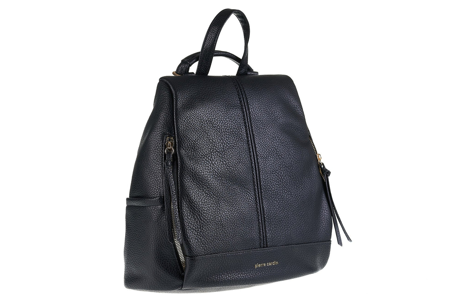 ZAINO IN ECOPELLE CON TASCHE FRONTALI